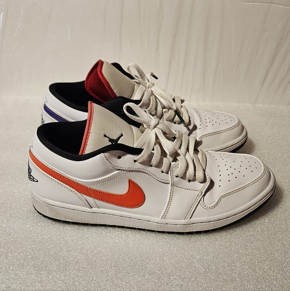 Air Jordan 1 Low "White Multi Color